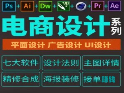 内江PS平面美工设计 淘宝店铺装修 海报设计 UI设计培训
